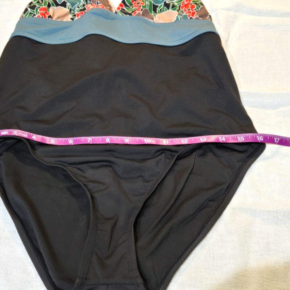Carve Design "Dahlia": Jardin with Black One-Piece Swimsuit NWOT - Picture 8 of 11